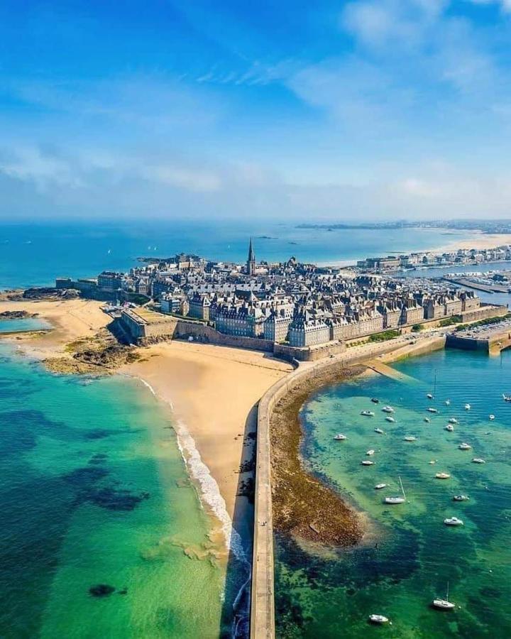 T2 Terrasse De Charme A Rochebonne 400 M Plage Saint-Malo Exterior photo